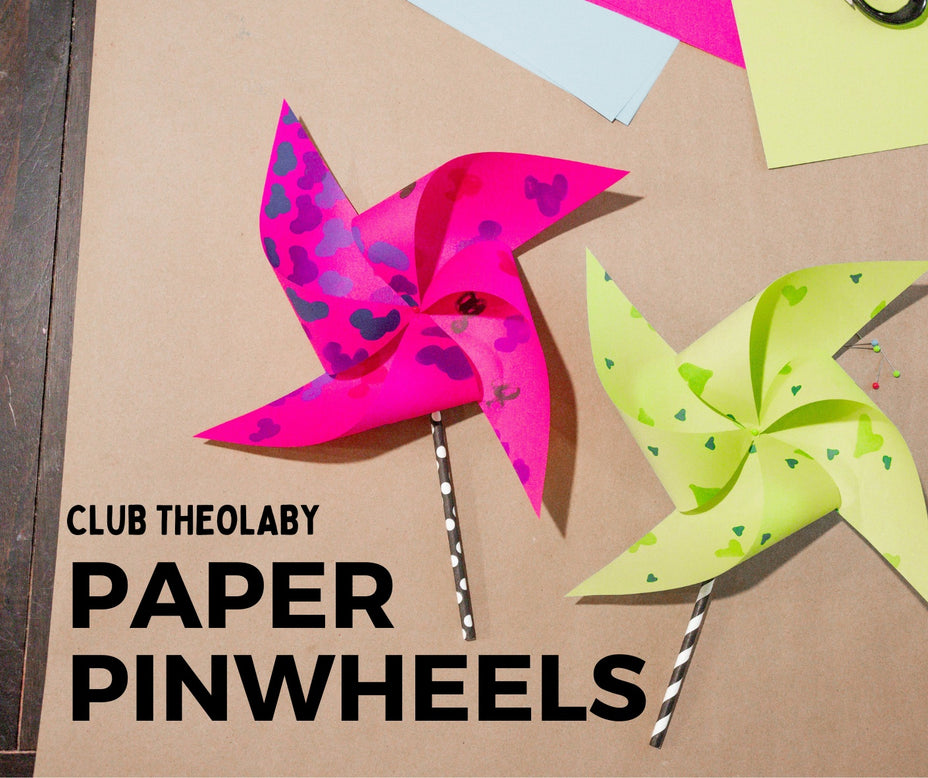 How To Make A Paper Pinwheel PAPER PINWHEELS Mini Mad Things